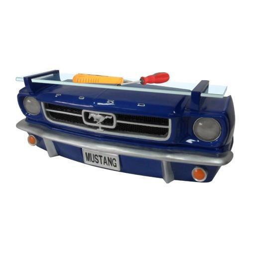 1964-1/2 Ford Mustang Blue Front End Wall Shelf w/Lights