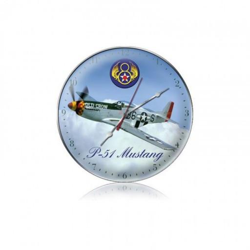 Airforce P-51 8th Clock