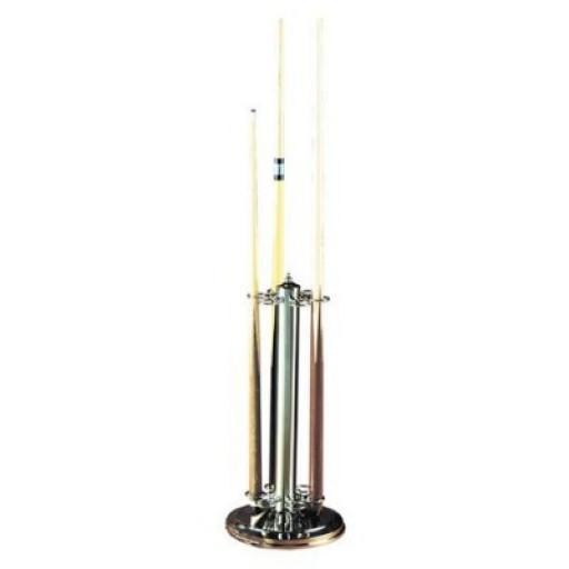 Metal Pool Cue Holder - Stainless